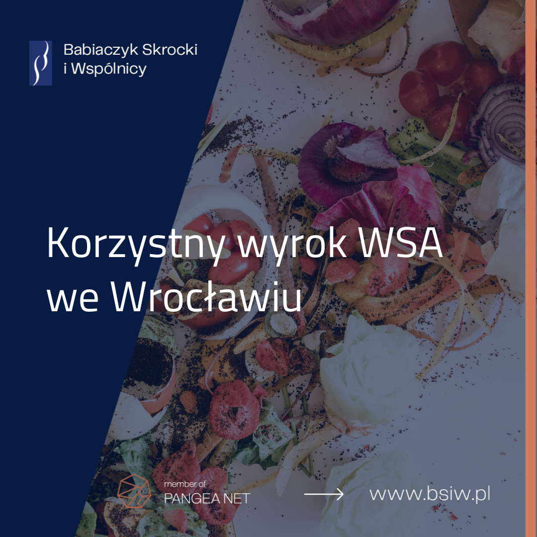 Korzystny wyrok WSA we Wrocławiu