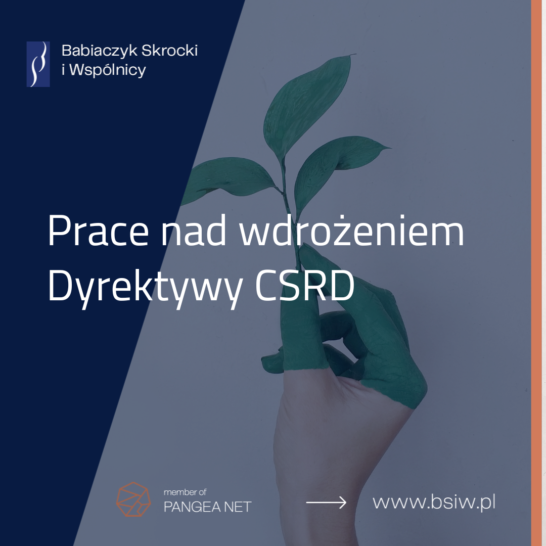 Prace nad wdrożeniem Dyrektywy CSRD