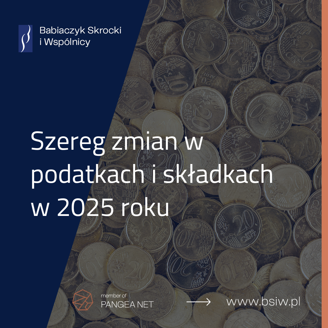 Szereg zmian w podatkach i składkach w 2025 roku