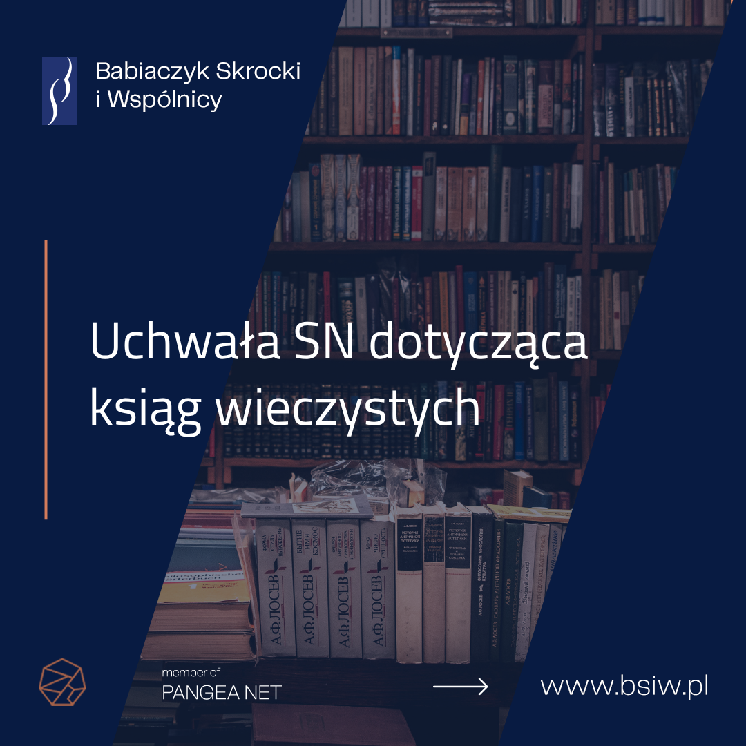 Ciekawa uchwała Sądu Najwyższego dotycząca ksiąg wieczystych