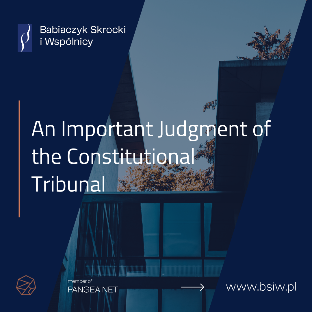 An Important Judgment of the Constitutional Tribunal on the Acquisition by Prescription of an Easement